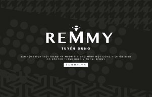 REMMY tuyển dụng