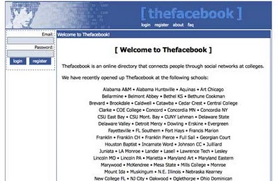 Tổng hợp những thay đổi giao diện của Facebook 2004-2012