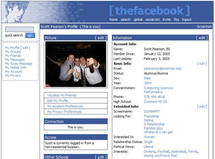 Tổng hợp những thay đổi giao diện của Facebook 2004-2012