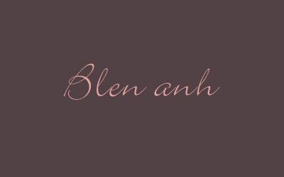 Bộ font chữ dành riêng để blend ảnh