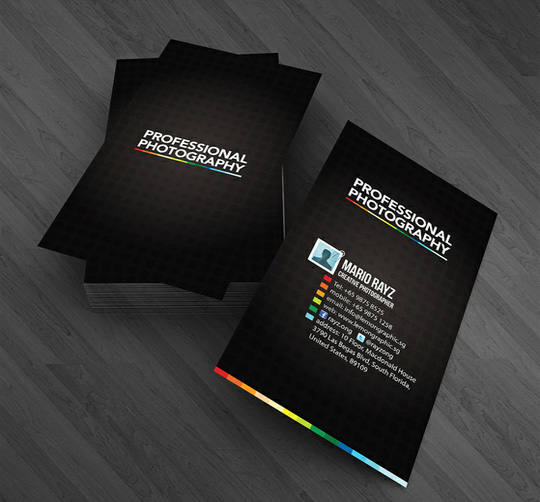 Professional Photography Business Card