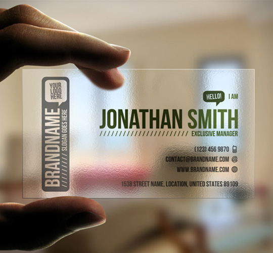 Plastic Business Card