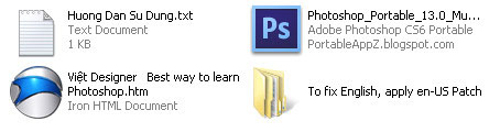 Download Portable Photoshop CS6 - Bản rút gọn không cần cài đặt