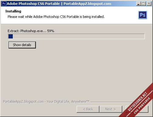 Download Portable Photoshop CS6 - Bản rút gọn không cần cài đặt