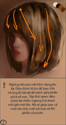 Digital Painting - Hướng dẫn vẽ 1 mái tóc thật sống động